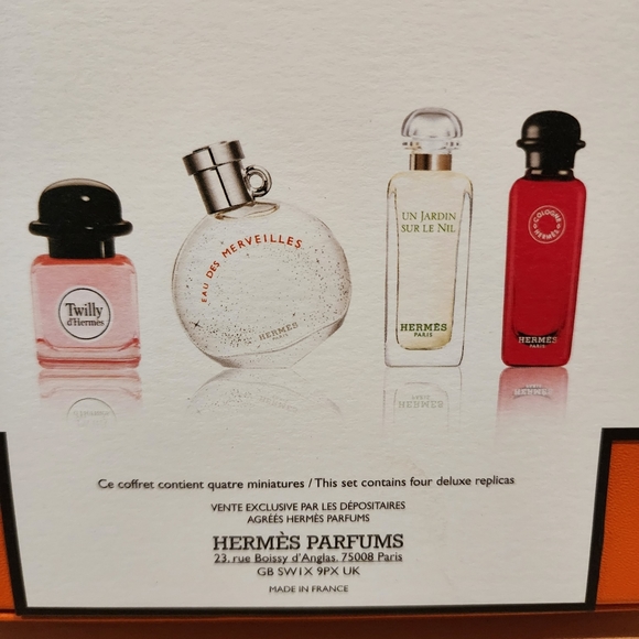 Hermes Bath & Body Authentic Hermes Mini Perfume Discovery Set
